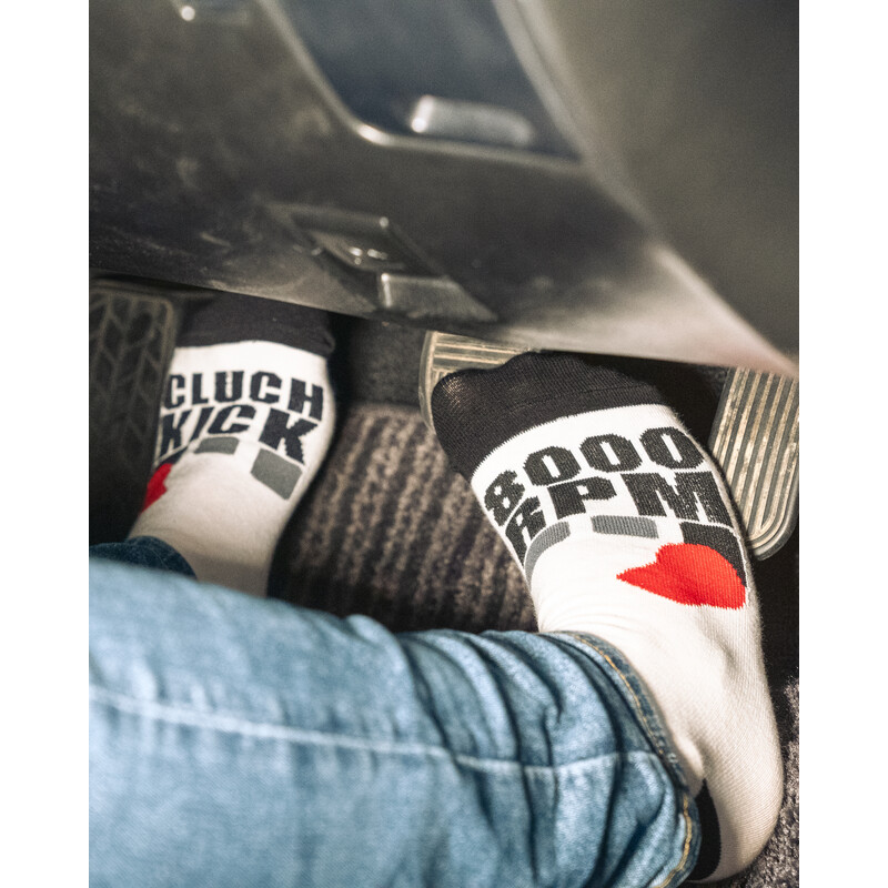DriftShop "Clutch Kick & 8000 RPM" Socks